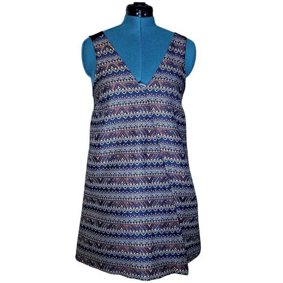 BCBGENERATION 12 Tapestry Print Tunic Dress Lightweight Sleevesless Multi Color - Picture 1 of 6